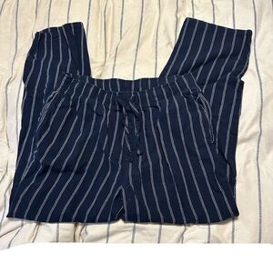 Old Navy Navy Striped Pajama Pants